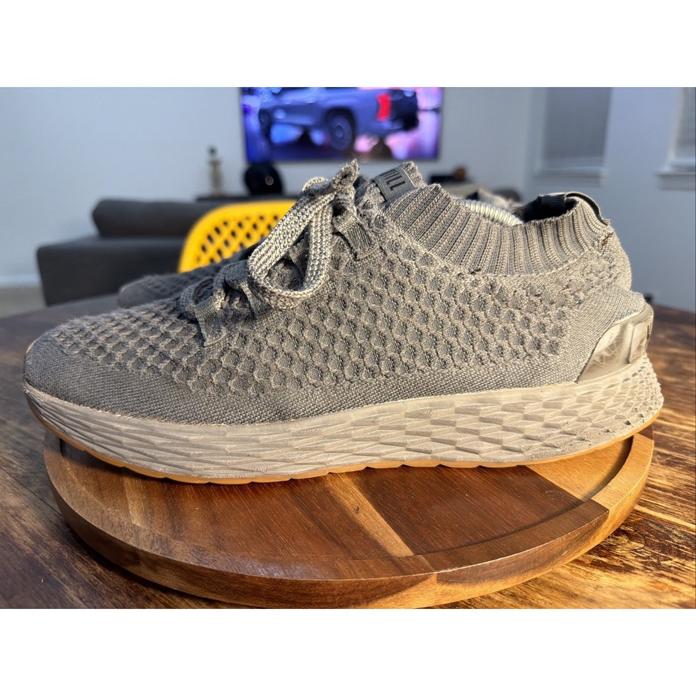 NOBULL Men's Dark Grey Knit Runner Size 11 US Running Training Shoes Charcoal